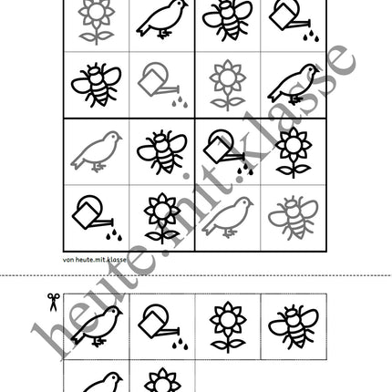 Sudoku 4x4: Frühling