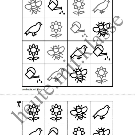 Sudoku 4x4: Frühling