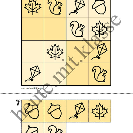 Sudoku 4x4: Herbst