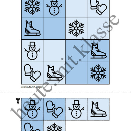 Sudoku 4x4: Winter