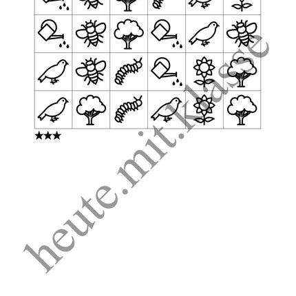 Sudoku 6x6: Frühling