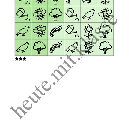 Sudoku 6x6: Frühling