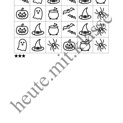 Sudoku 6x6: Halloween