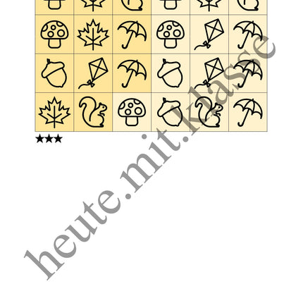 Sudoku 6x6: Herbst