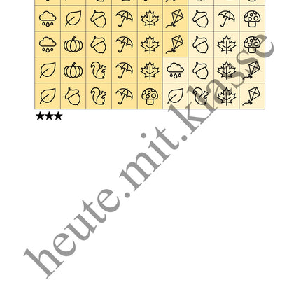 Sudoku 9x9: Herbst