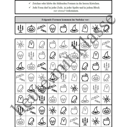 Sudoku 9x9: Halloween