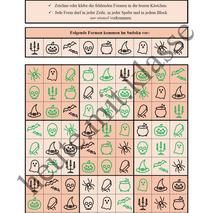 Sudoku 9x9: Halloween