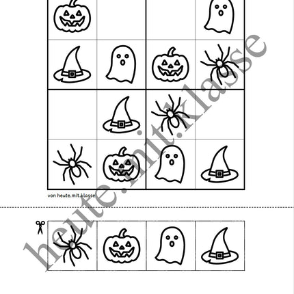Sudoku 4x4: Halloween