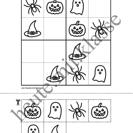 Sudoku 4x4: Halloween