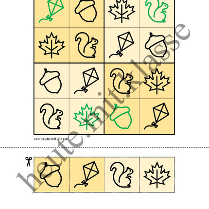 Sudoku 4x4: Herbst