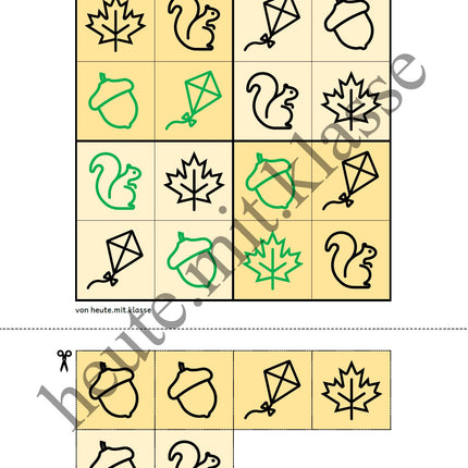 Sudoku 4x4: Herbst