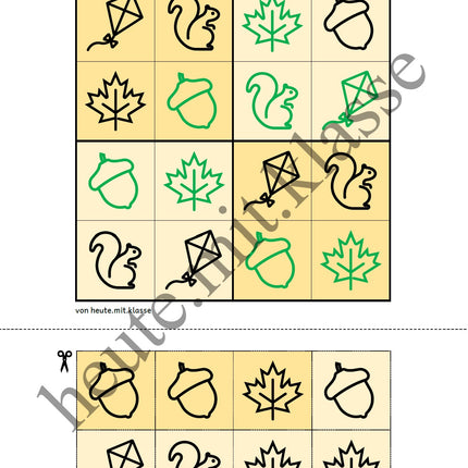 Sudoku 4x4: Herbst
