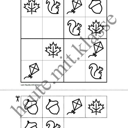 Sudoku 4x4: Herbst