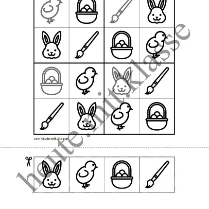 Sudoku 4x4: Ostern