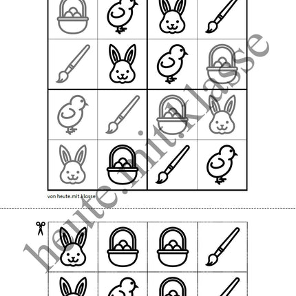 Sudoku 4x4: Ostern