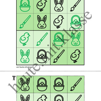 Sudoku 4x4: Ostern