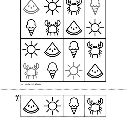 Sudoku 4x4: Sommer & Sommerferien