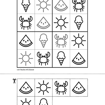 Sudoku 4x4: Sommer & Sommerferien