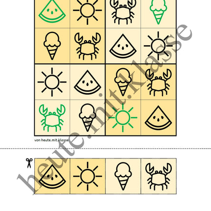 Sudoku 4x4: Sommer & Sommerferien