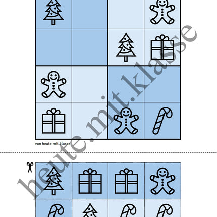 Sudoku 4x4: Weihnachten & Advent