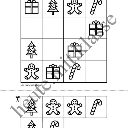 Sudoku 4x4: Weihnachten & Advent