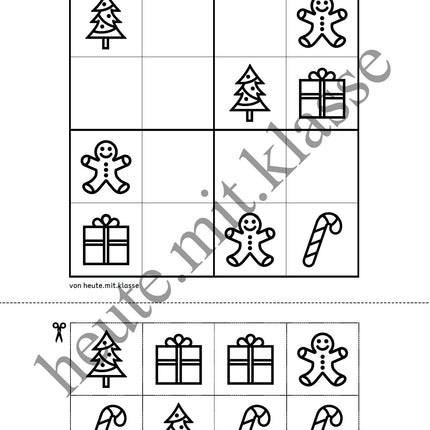 Sudoku 4x4: Weihnachten & Advent