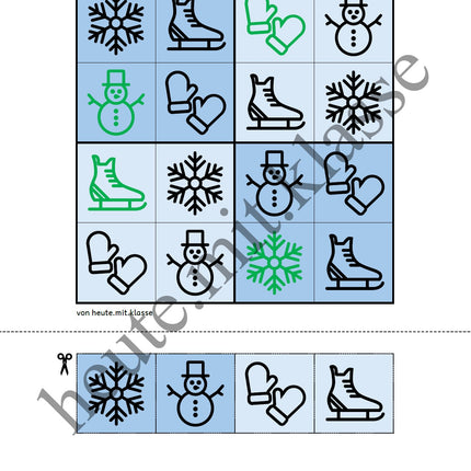 Sudoku 4x4: Winter