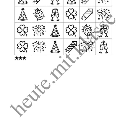Sudoku 4x4: Neujahr & Silvester