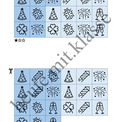 Sudoku 4x4: Neujahr & Silvester