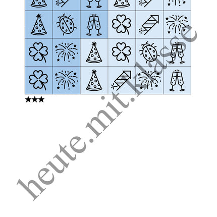 Sudoku 4x4: Neujahr & Silvester