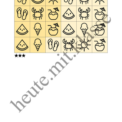 Sudoku 6x6: Sommer & Sommerferien