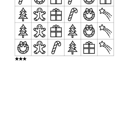 Sudoku 6x6: Weihnachten & Advent