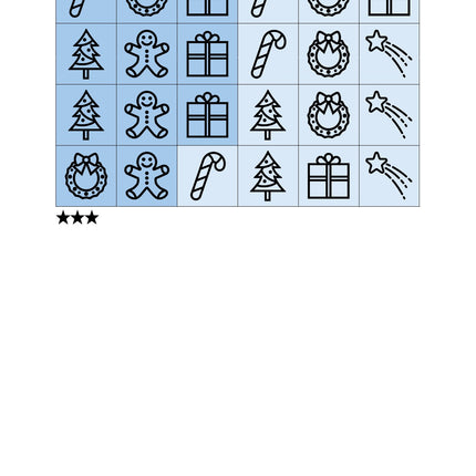Sudoku 6x6: Weihnachten & Advent