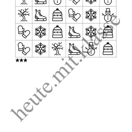Sudoku 6x6: Winter