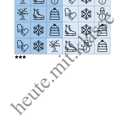 Sudoku 6x6: Winter