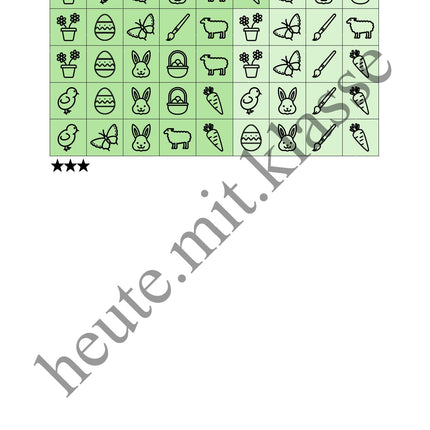 Sudoku 9x9: Ostern