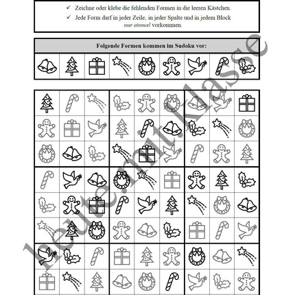 Sudoku 9x9: Weihnachten & Advent